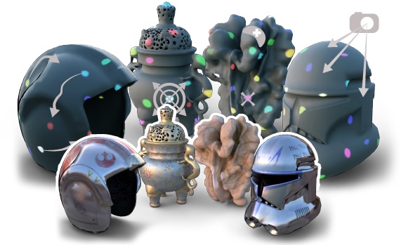 Heat Kernel Textures: the Geodesic Gaussians That Do Not Splat
