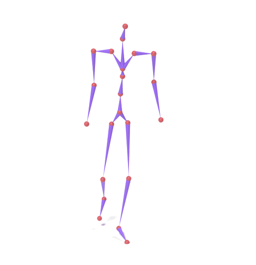 human walk skel